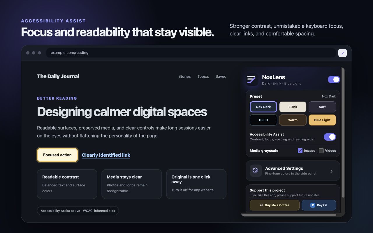 NoxLens Accessibility Assist